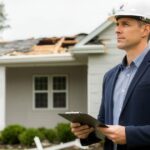 Florida homeowner reviewing a low insurance adjuster estimate alongside actual property damage