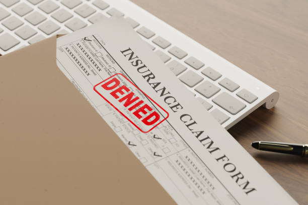 Insurance claim denial letter representing a rejected property damage claim in Florida