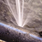 Burst pipe causing water damage in a Florida home representing a homeowners insurance claim