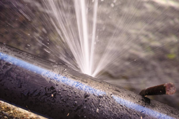 Burst pipe causing water damage in a Florida home representing a homeowners insurance claim